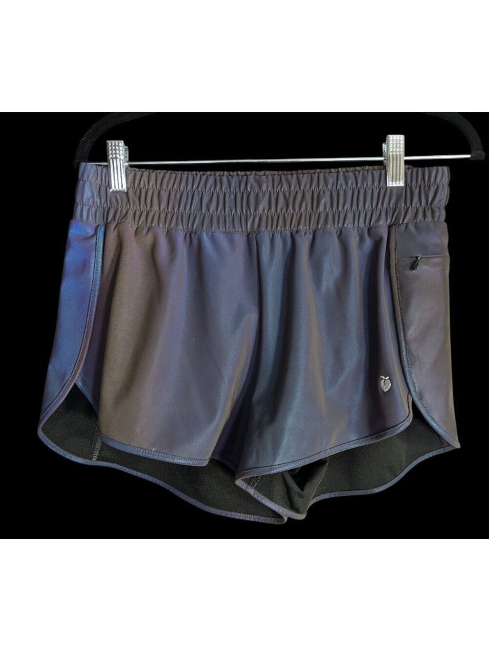 Flexliving Sporty Prismatic Color-Shift Athletic Shorts Size M